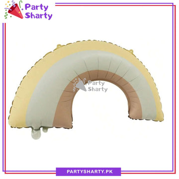 Matte Rainbow Shaped Foil Balloon For Theme Decoration and Celebrations